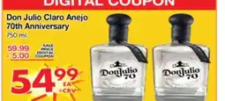 Superior Grocers Don Julio Claro Anejo offer
