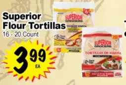 Superior Grocers Superior Flour Tortillas offer