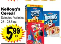 Superior Grocers Kellogg's Cereal offer