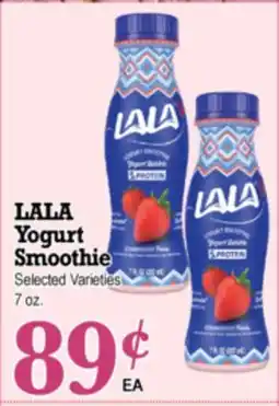Superior Grocers LALA Yogurt Yogurt Smoothie offer