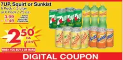 Superior Grocers 7UP, Squirt or Sunkist offer