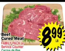 Superior Grocers Beef Cured Meat offer