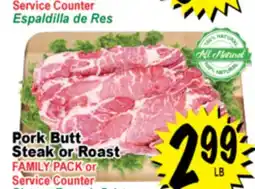 Superior Grocers Pork Butt Steak or Roast offer