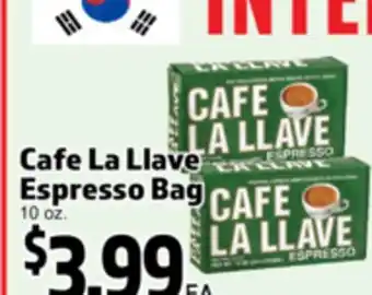 Superior Grocers Cafe La Llave Espresso Bag offer