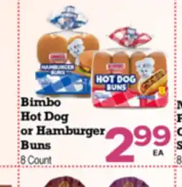 Superior Grocers Bimbo Hot Dog Dog or Hamburger offer