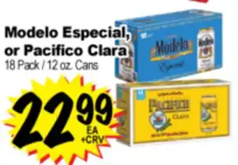 Superior Grocers Modelo Especial, or Pacifico Clara offer