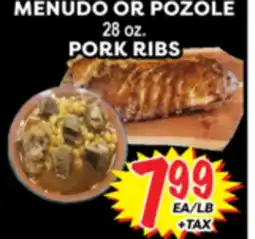 Superior Grocers MENUDO OR POZOLE, PORK RIBS offer