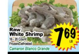 Superior Grocers Raw White Shrimp offer