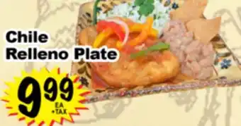 Superior Grocers Chile Relleno Plate offer