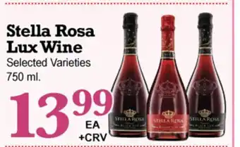 Superior Grocers Stella Rosa Lux Wine offer