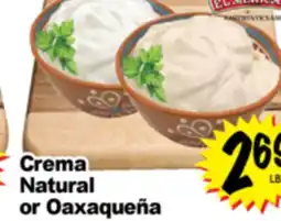 Superior Grocers Crema Natural or Oaxaqueña offer