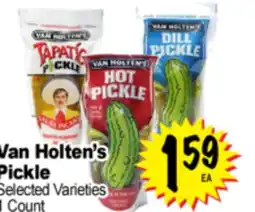 Superior Grocers Van Holten's Pickle offer