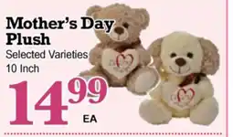 Superior Grocers Mother's Day Plush offer