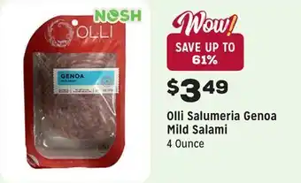 Grocery Outlet Genoa Mild Salami offer