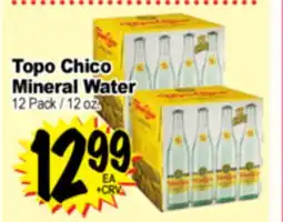 Superior Grocers Topo Chico Mineral Water offer