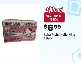 Grocery Outlet A-sha Hello Kitty offer