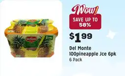 Grocery Outlet 100pineapple Jce 6pk offer