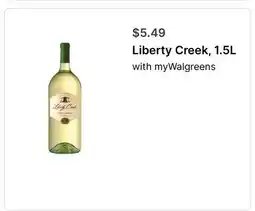 Walgreens Liberty Creek, 1.5L offer