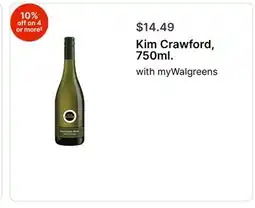 Walgreens Kim Crawford offer