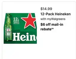 Walgreens 12-Pack Heineken offer