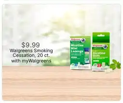 Walgreens Walgreens Smoking Cessation, 20 ct offer