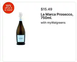 Walgreens La Marca Prosecco, 750ml offer