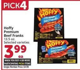 Vons Hoffy Premium Beef Franks offer