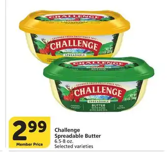 Vons Challenge Spreadable Butter offer