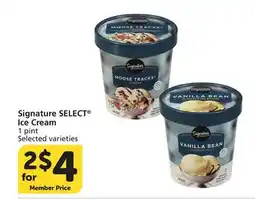 Vons Signature SELECT Ice Cream offer