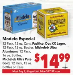 Vallarta Supermarkets Modelo Especial offer