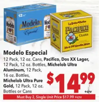 Vallarta Supermarkets Modelo Especial offer