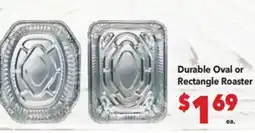 Vallarta Supermarkets Durable Oval or Rectangle Roaster offer