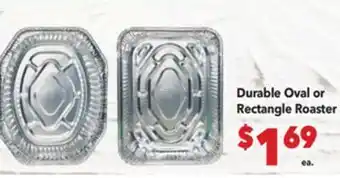Vallarta Supermarkets Durable Oval or Rectangle Roaster offer