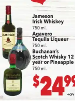 Vallarta Supermarkets Jameson Irish Whiskey offer