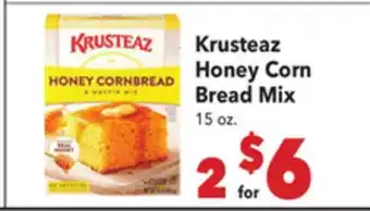 Vallarta Supermarkets Krusteaz Honey Corn Bread Mix offer