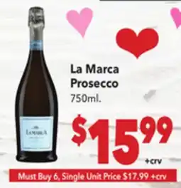 Vallarta Supermarkets La Marca Prosecco offer