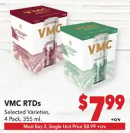 Vallarta Supermarkets VMC RTDs offer