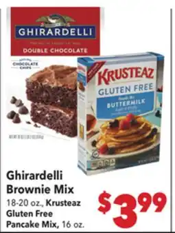 Vallarta Supermarkets Ghirardelli Brownie Mix offer
