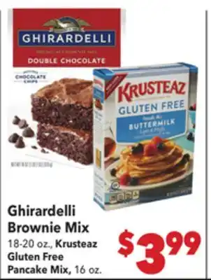 Vallarta Supermarkets Ghirardelli Brownie Mix offer