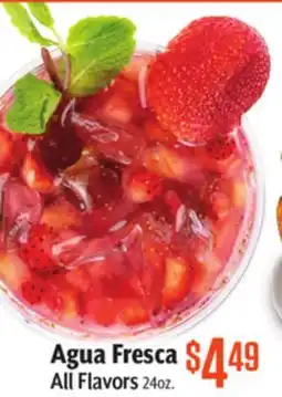 Vallarta Supermarkets Agua Fresca offer
