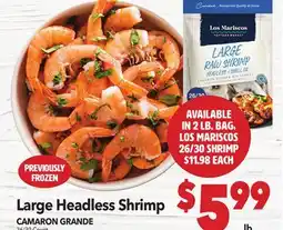 Vallarta Supermarkets Large Headless Shrimp / CAMARON GRANDE offer