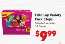 Vallarta Supermarkets Frito Lay Variety Pack Chips offer