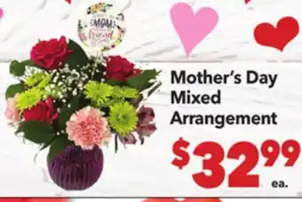 Vallarta Supermarkets Mother's Day Mixed Arrangement offer