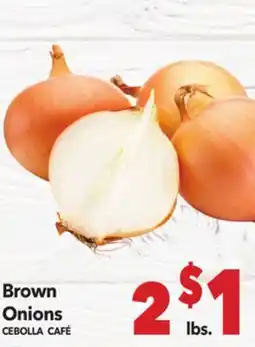 Vallarta Supermarkets Brown Onions/CEBOLLA CAFE offer