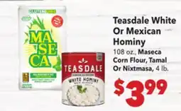 Vallarta Supermarkets Teasdale White Or Mexican Hominy offer