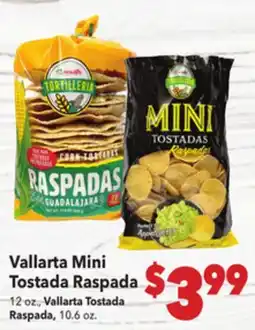 Vallarta Supermarkets Vallarta Mini Tostada Raspada offer
