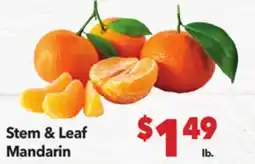 Vallarta Supermarkets Stem & Leaf Mandarin offer