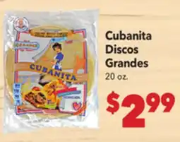 Vallarta Supermarkets Cubanita Discos Grandes offer