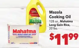 Vallarta Supermarkets Mazola Cooking Oil offer
