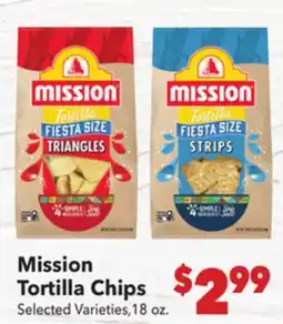 Vallarta Supermarkets Mission Tortilla Chips offer